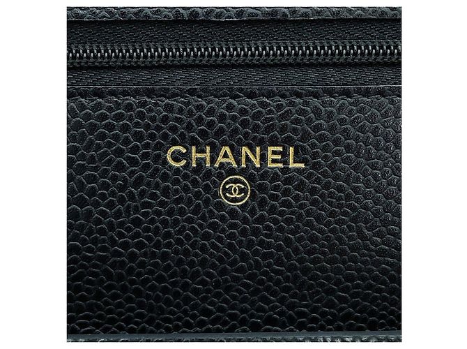 Chanel Classic Matelassé Chain Wallet Schwarz - Ansicht 16