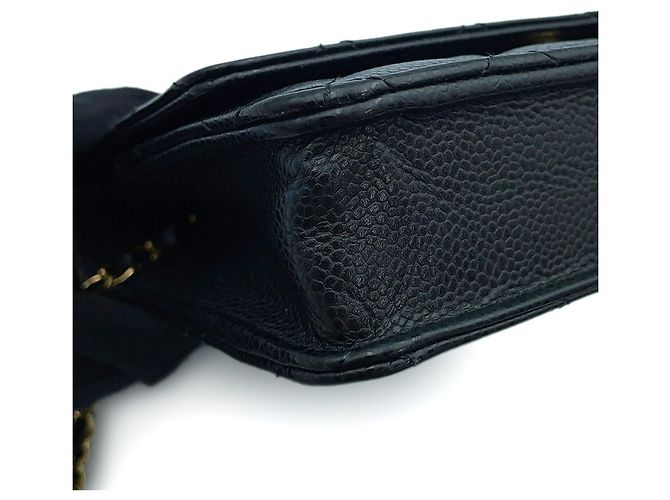 Chanel Classic Matelassé Chain Wallet Schwarz - Ansicht 7