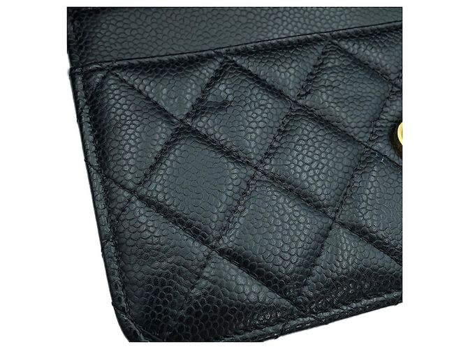 Chanel Classic Matelassé Chain Wallet Schwarz - Ansicht 8