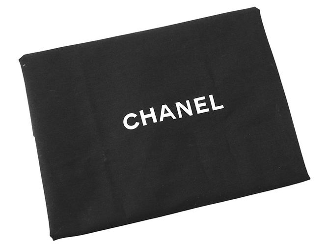 Borsa a tracolla Chanel in vitello nero - vista 17