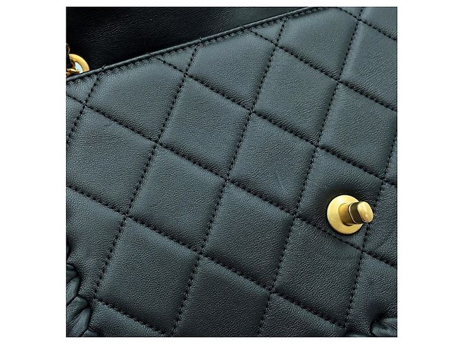Borsa a mano Chanel Matelassé Nera Nero - vista 10