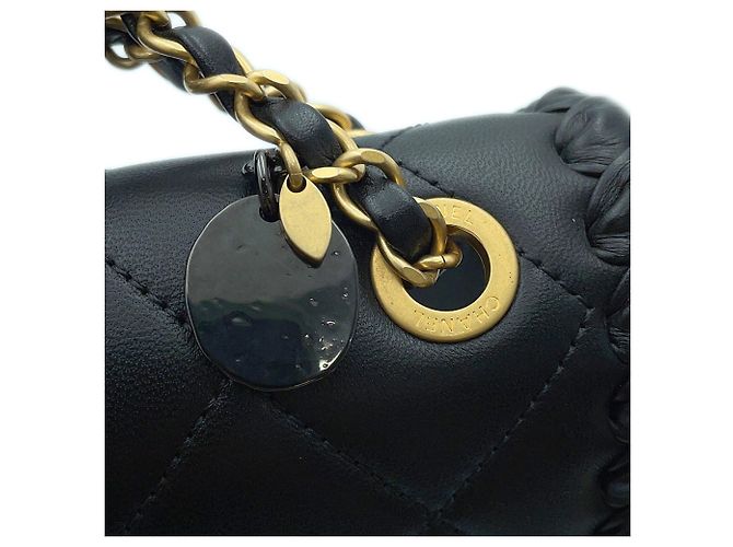 Borsa a mano Chanel Matelassé Nera Nero - vista 15