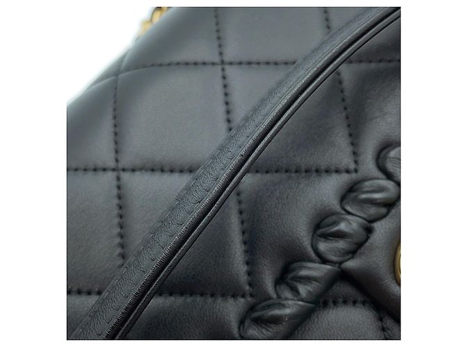 Borsa a mano Chanel Matelassé Nera Nero - vista 17
