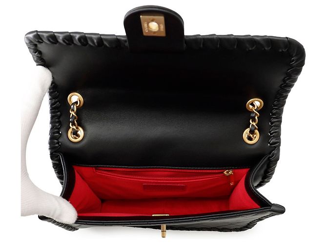 Borsa a mano Chanel Matelassé Nera Nero - vista 7