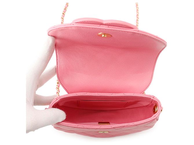 Borsa a tracolla Chanel Mini Matelassé Rosa - vista 6