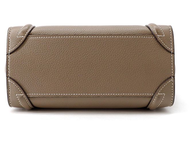 Céline Celine Luggage Nano Shopper Handtasche Grau - Ansicht 3