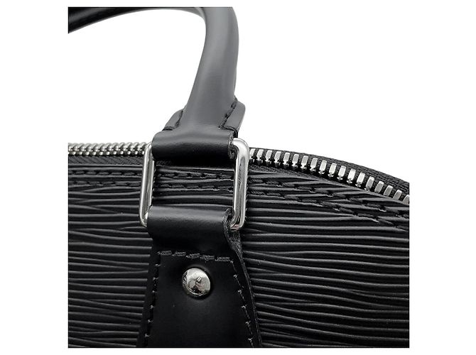 Borsa Louis Vuitton Alma MM Epi Nero - vista 13