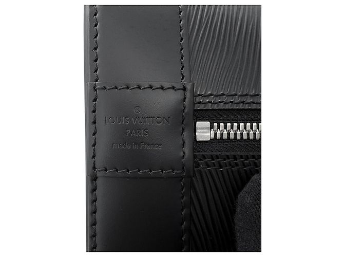 Borsa Louis Vuitton Alma MM Epi Nero - vista 14