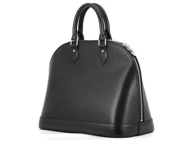 Borsa Louis Vuitton Alma MM Epi Nero - vista 2