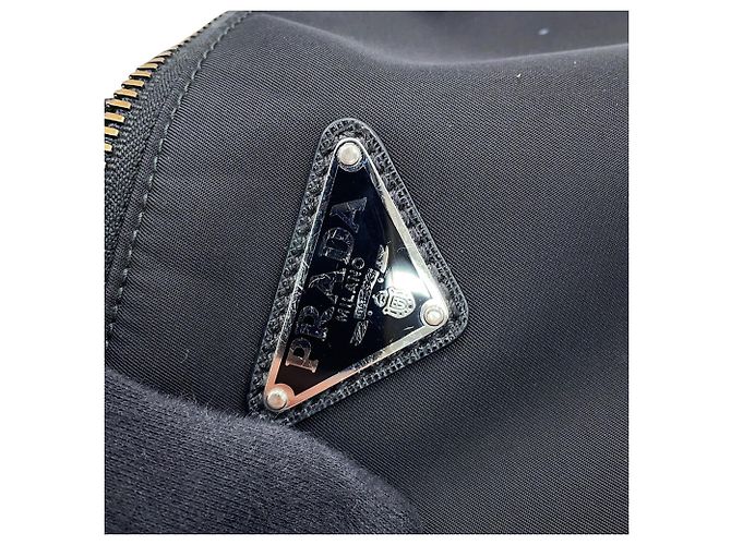 Saffiano Sac à épaule Prada Re-Nylon Noir - vue 10