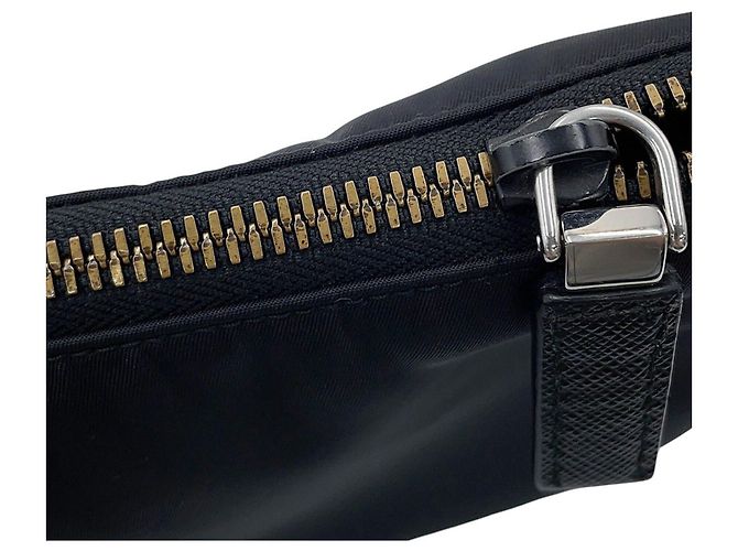 Saffiano Sac à épaule Prada Re-Nylon Noir - vue 12