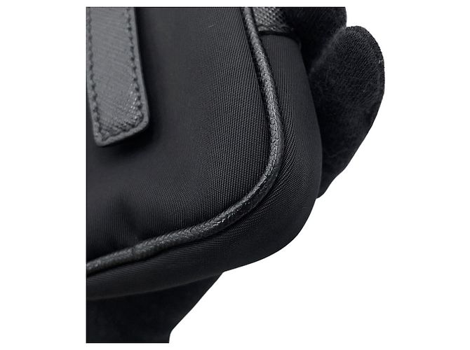 Saffiano Sac à épaule Prada Re-Nylon Noir - vue 13