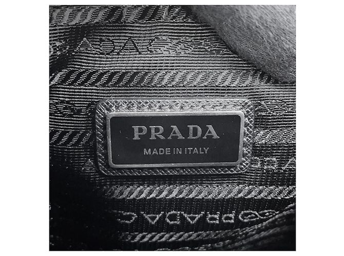 Saffiano Sac à épaule Prada Re-Nylon Noir - vue 14