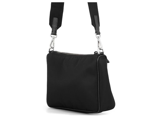 Saffiano Sac à épaule Prada Re-Nylon Noir - vue 2