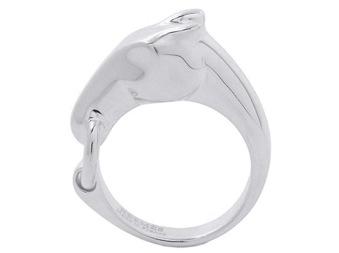 Ring Bague Hermès Galop en Argent 925 - vue 2
