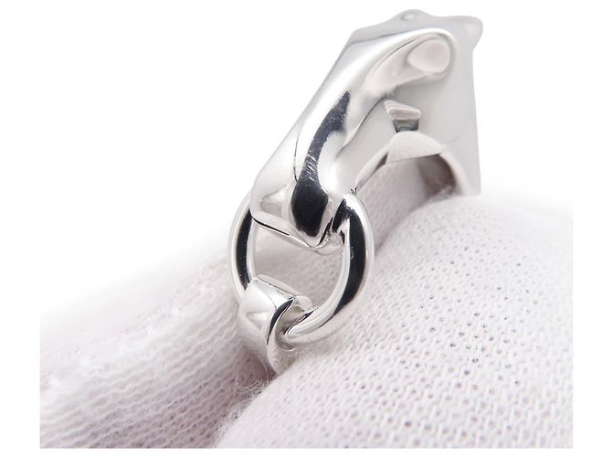 Ring Bague Hermès Galop en Argent 925 - vue 6