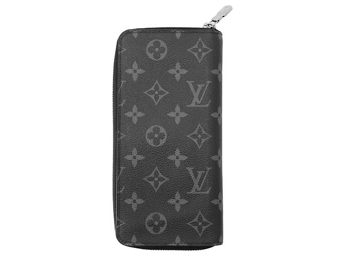 Louis Vuitton Monogram Eclipse Langbrieftasche Schwarz - Ansicht 3