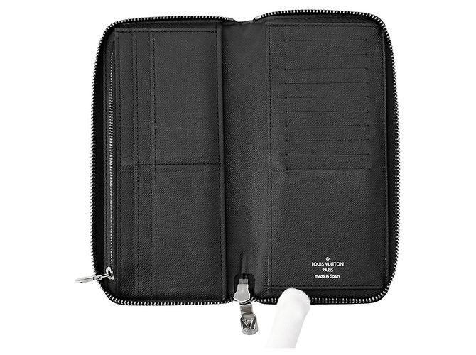 Louis Vuitton Monogram Eclipse Langbrieftasche Schwarz - Ansicht 4