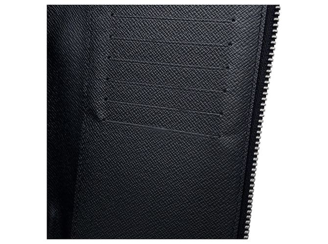 Louis Vuitton Monogram Eclipse Langbrieftasche Schwarz - Ansicht 9