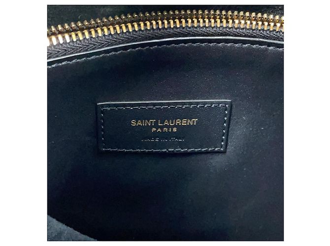 Borsa a tracolla Yves Saint Laurent Saint Laurent Paris Nero - vista 12