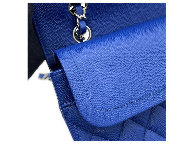 Borsa a tracolla Chanel Matelassé Blue - vista 10