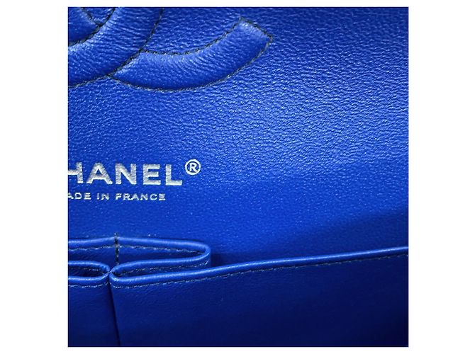Borsa a tracolla Chanel Matelassé Blue - vista 11