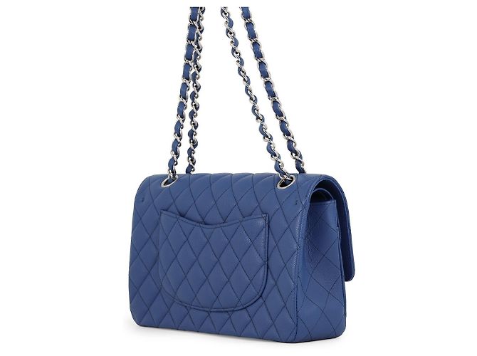 Borsa a tracolla Chanel Matelassé Blue - vista 2