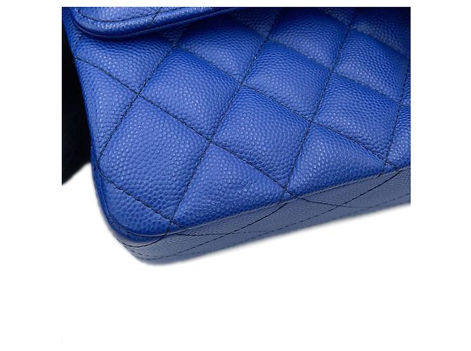 Borsa a tracolla Chanel Matelassé Blue - vista 8