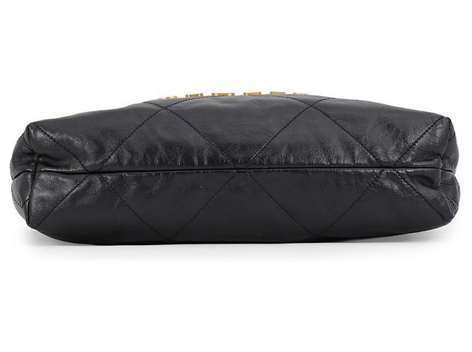 Chanel 22 Borsa a tracolla Chanel Matelassé in nero - vista 3