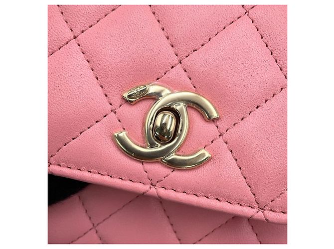 Chanel Matelassé Handtasche Pink - Ansicht 13