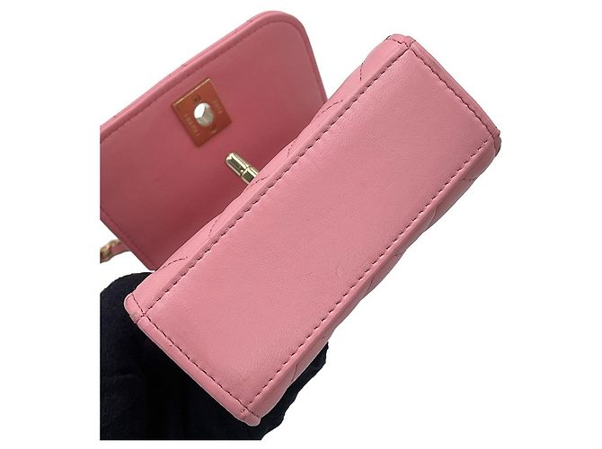Chanel Matelassé Handtasche Pink - Ansicht 9