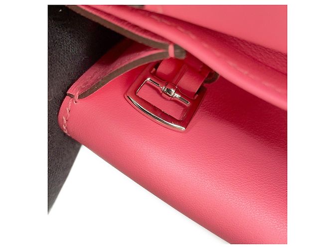 Hermès Hermes Arzan Mini Handtasche in Rose Azalee Pink - Ansicht 10