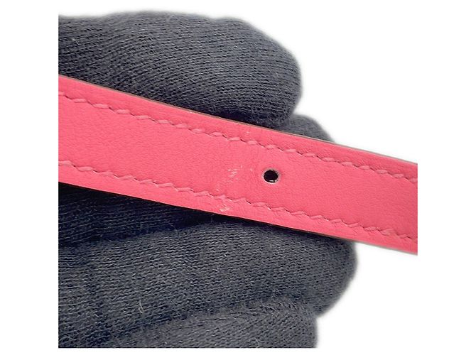 Hermès Hermes Arzan Mini Handtasche in Rose Azalee Pink - Ansicht 11