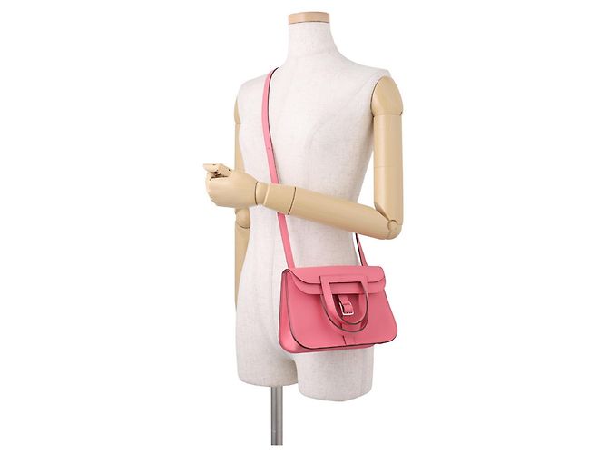 Hermès Hermes Arzan Mini Handtasche in Rose Azalee Pink - Ansicht 5