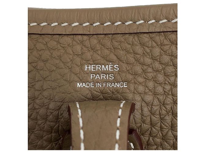 Hermès Hermes Evelyne TPM Schultertasche Taupe - Ansicht 11