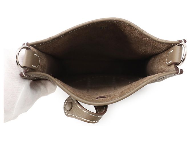 Hermès Hermes Evelyne TPM Schultertasche Taupe - Ansicht 5