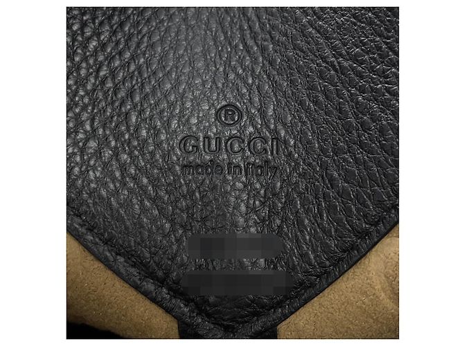 Gucci Schultertasche GUCCI B Medium Leather Schwarz - Ansicht 10