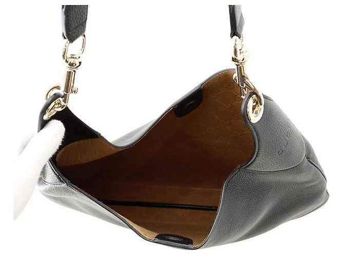 Gucci Schultertasche GUCCI B Medium Leather Schwarz - Ansicht 6
