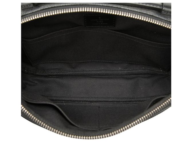 Borsa a tracolla Louis Vuitton Damier Graphite Ambler Marrone Nero - vista 4