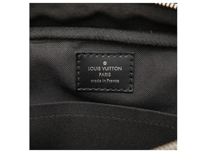 Borsa a tracolla Louis Vuitton Damier Graphite Ambler Marrone Nero - vista 5