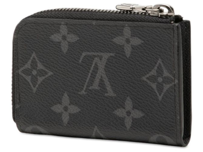 Louis Vuitton Monogram Eclipse Coin Purse Black - view 2