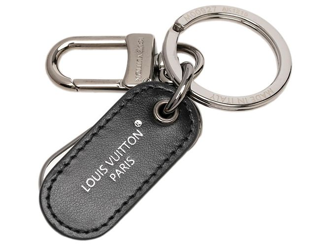 Louis Vuitton Monogram Eclipse Keyring Black Metallic - view 2