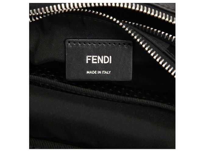 Fendi Body Bag Waist 7VA483 Negro Amarillo - vista 5