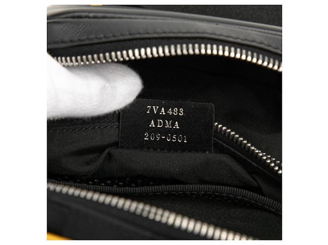 Fendi Body Bag Waist 7VA483 Negro Amarillo - vista 6