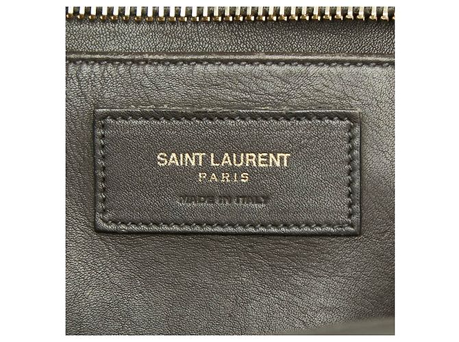 Autre Marque Borsa a mano Saint Laurent Cassandra Baby Cabas Marrone scuro - vista 13