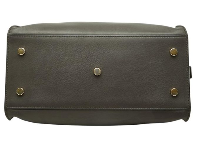 Autre Marque Borsa a mano Saint Laurent Cassandra Baby Cabas Marrone scuro - vista 3