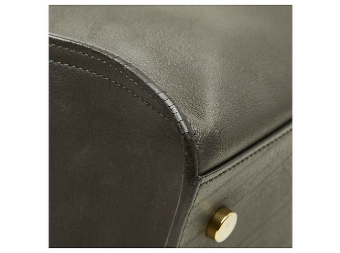 Autre Marque Borsa a mano Saint Laurent Cassandra Baby Cabas Marrone scuro - vista 5