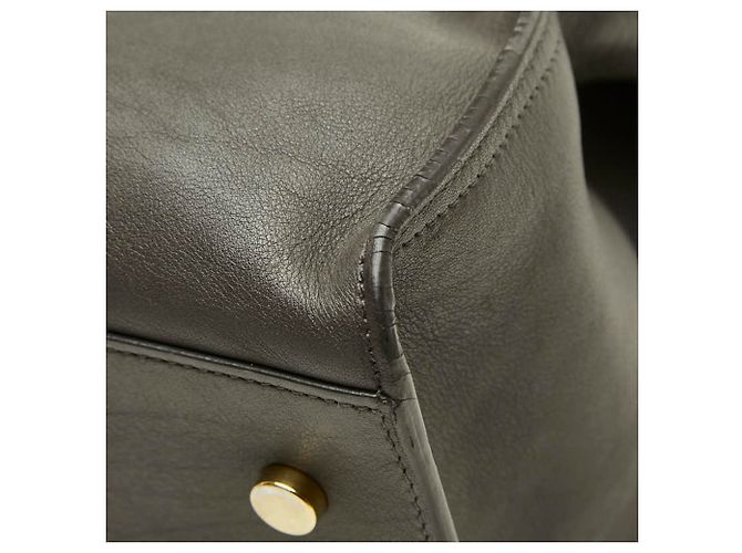 Autre Marque Borsa a mano Saint Laurent Cassandra Baby Cabas Marrone scuro - vista 6