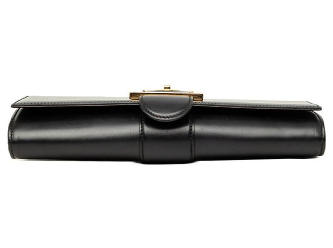 Bolsa de mão Gucci em couro preto - vista 3