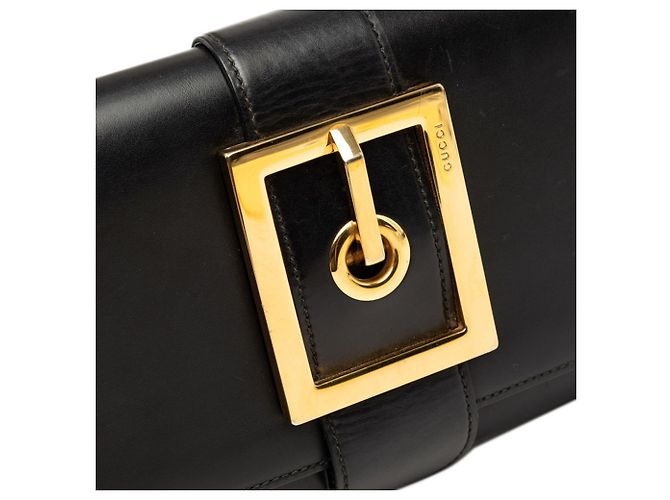 Bolsa de mão Gucci em couro preto - vista 5